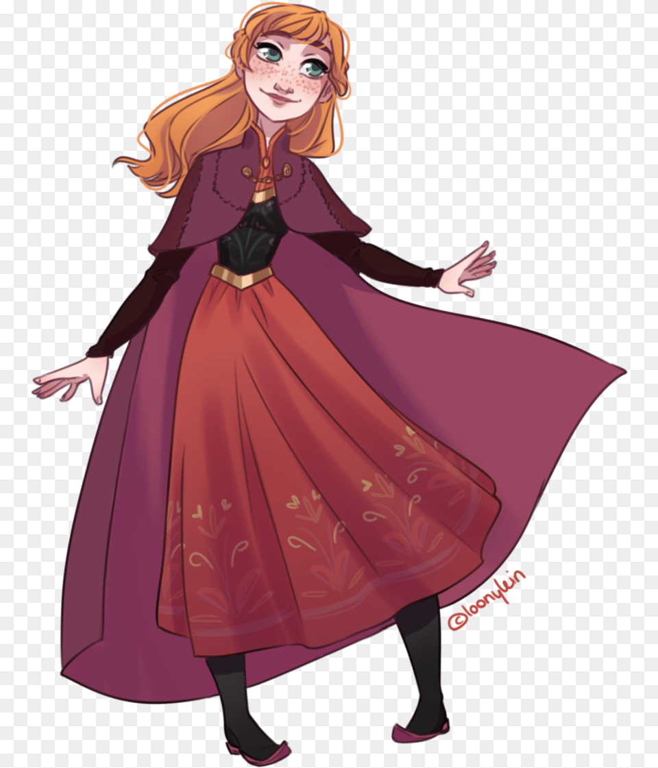 Transparent Anna Frozen Anna Frozen 2 Outfit, Fashion, Book, Publication, Clothing Free Png Download