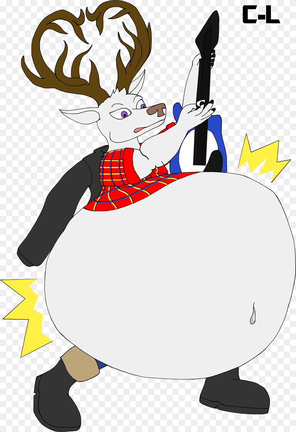 Transparent Anonymous Fat Anthro Deer, Book, Comics, Publication, Person Png