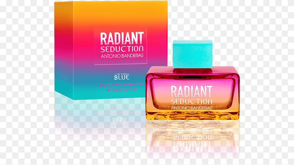 Transparent Antonio Banderas Blue Seduction Radiant Woman 100 Ml Edt Spray, Bottle, Cosmetics, Perfume Png Image
