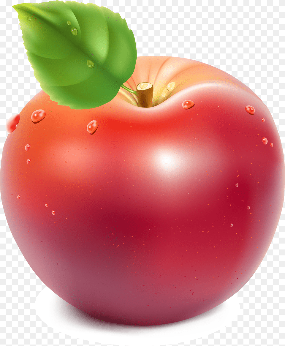 Transparent Apple Cartoon Manzanas Rojas Animadas, Food, Fruit, Plant, Produce Free Png