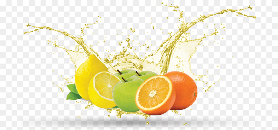 Transparent Apple Juice Clipart Splash Fruit Juice Transparent Background, Citrus Fruit, Food, Plant, Produce Png Image