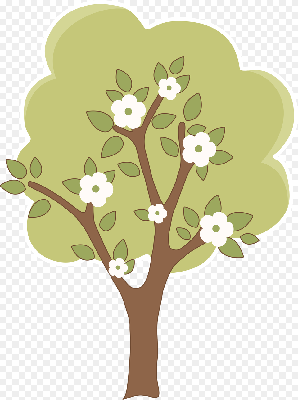 Transparent Apple Tree Clip Art, Flower, Plant, Pattern Png