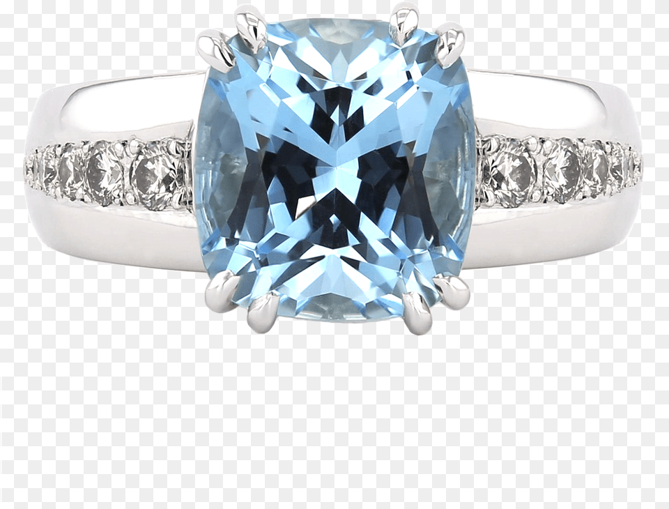 Transparent Aquamarine Pre Engagement Ring, Accessories, Diamond, Gemstone, Jewelry Png