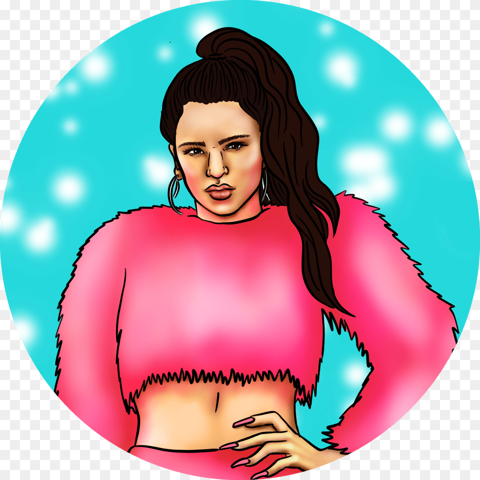 Transparent Ariana Grande Full Body Rosalia Illustration, Adult, Stomach, Person, Woman Png