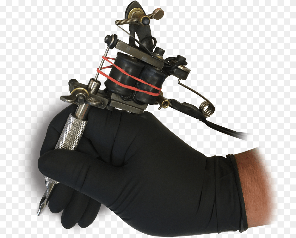 Arm Tattoo Hand Tattoo Machine, Clothing, Glove, Adult, Person Free Transparent Png