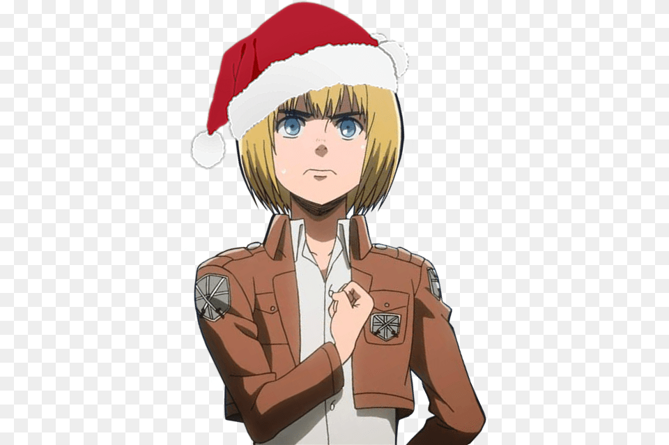 Transparent Armin Santa Hat Armin In A Christmas Hat, Book, Comics, Publication, Adult Png