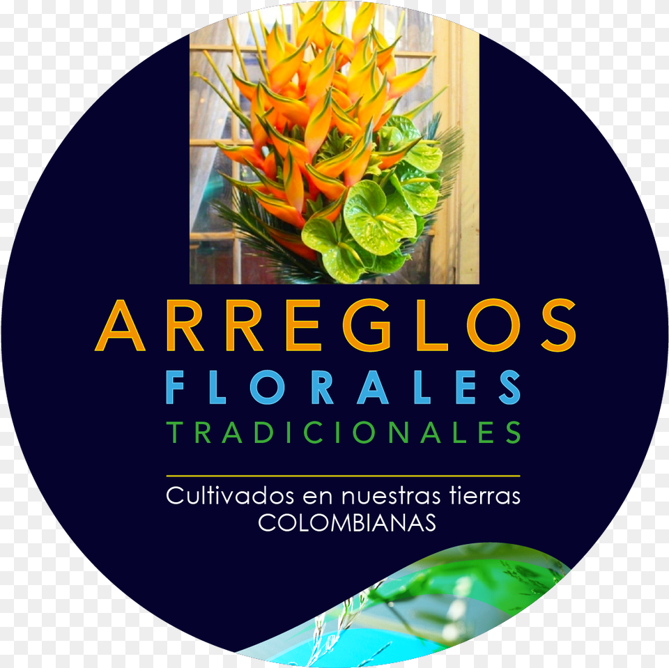 Transparent Arreglos Florales Label, Plant, Advertisement, Poster, Disk Free Png Download