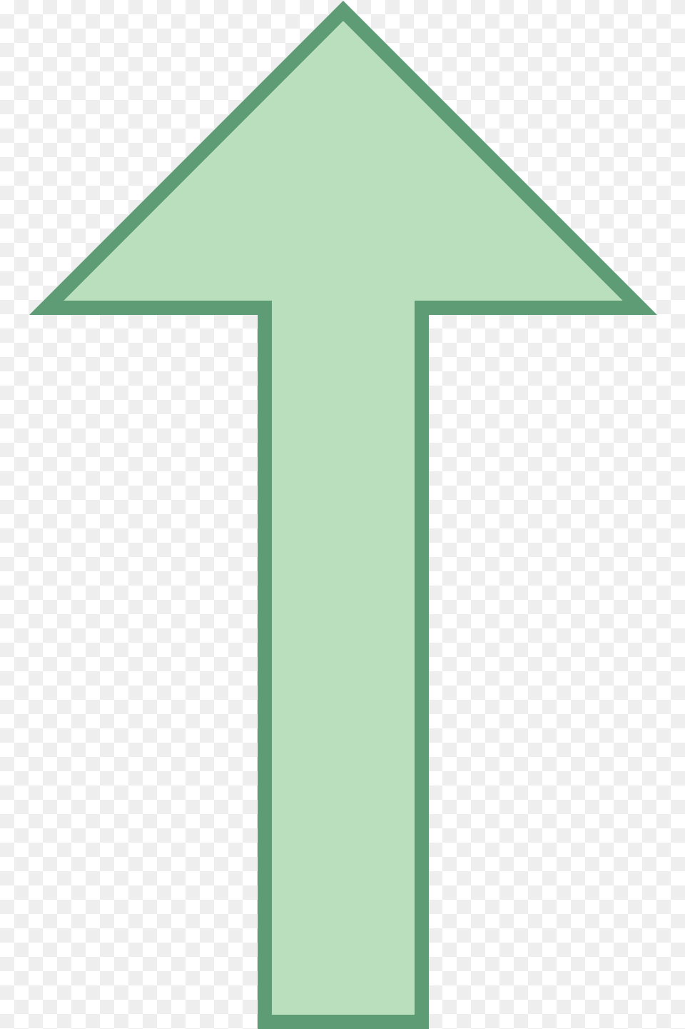 Arrow Going Up, Symbol, Cross, Sign Free Transparent Png