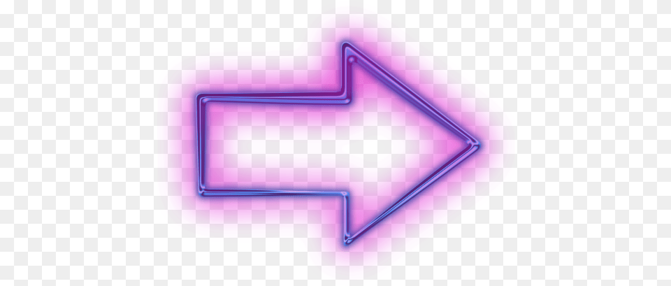 Transparent Arrow Icon Arrow Pointing To The Right, Light, Purple Png Image