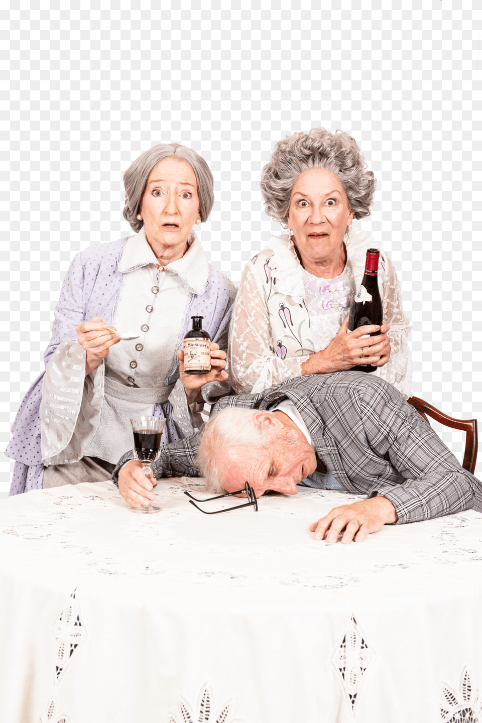 Transparent Arsenic And Old Lace, Adult, Person, Woman, Glass Png