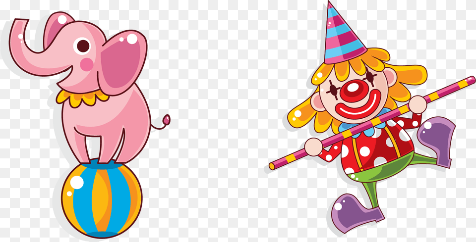 Transparent Artist Clipart Circus Clowns Sticker, Clothing, Hat, People, Person Png Image