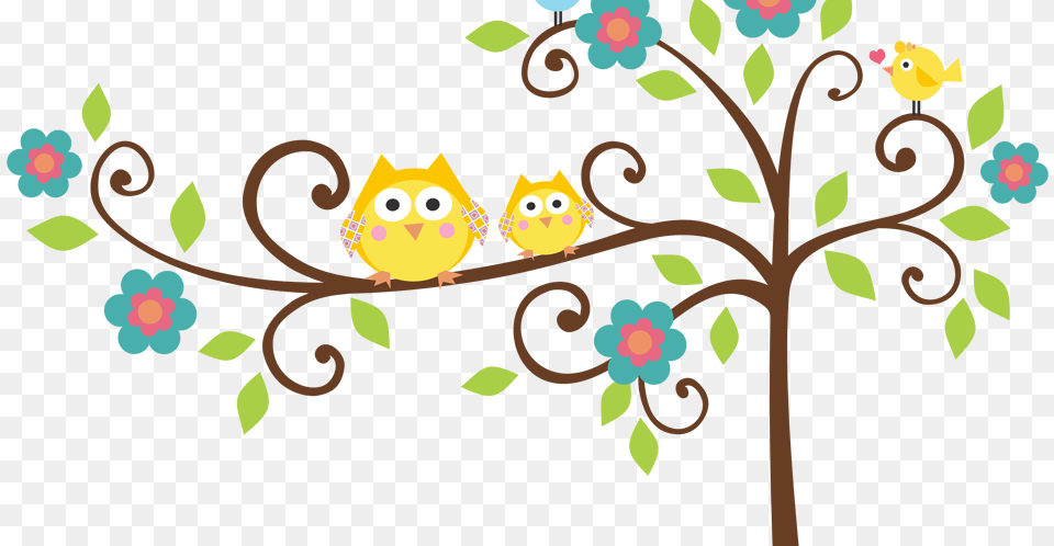 Transparent Arvore Tree Owl Clipart, Art, Floral Design, Graphics, Pattern Free Png Download