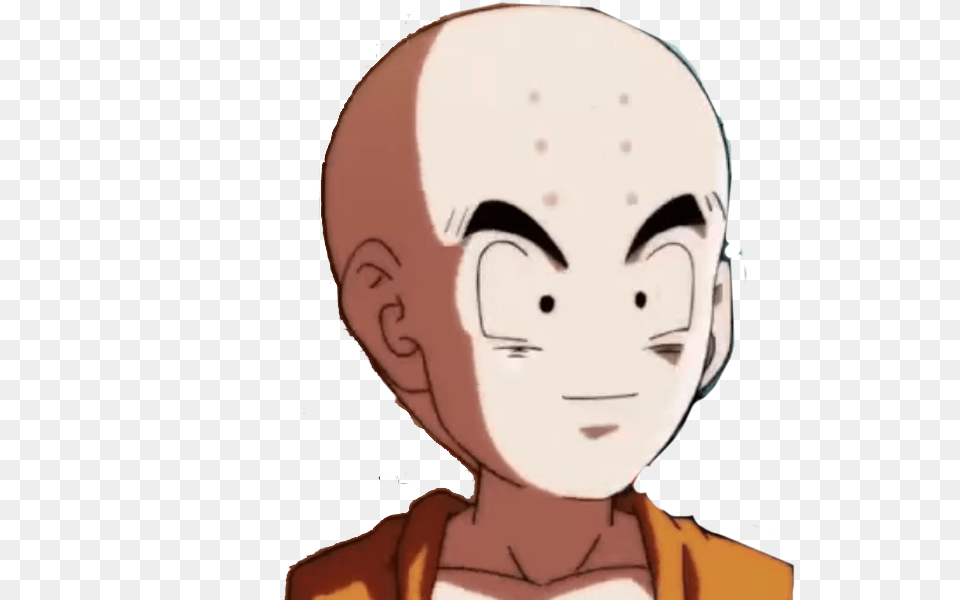 Transparent Assassination Classroom Krilin Tete Dbz, Baby, Person, Face, Head Png Image