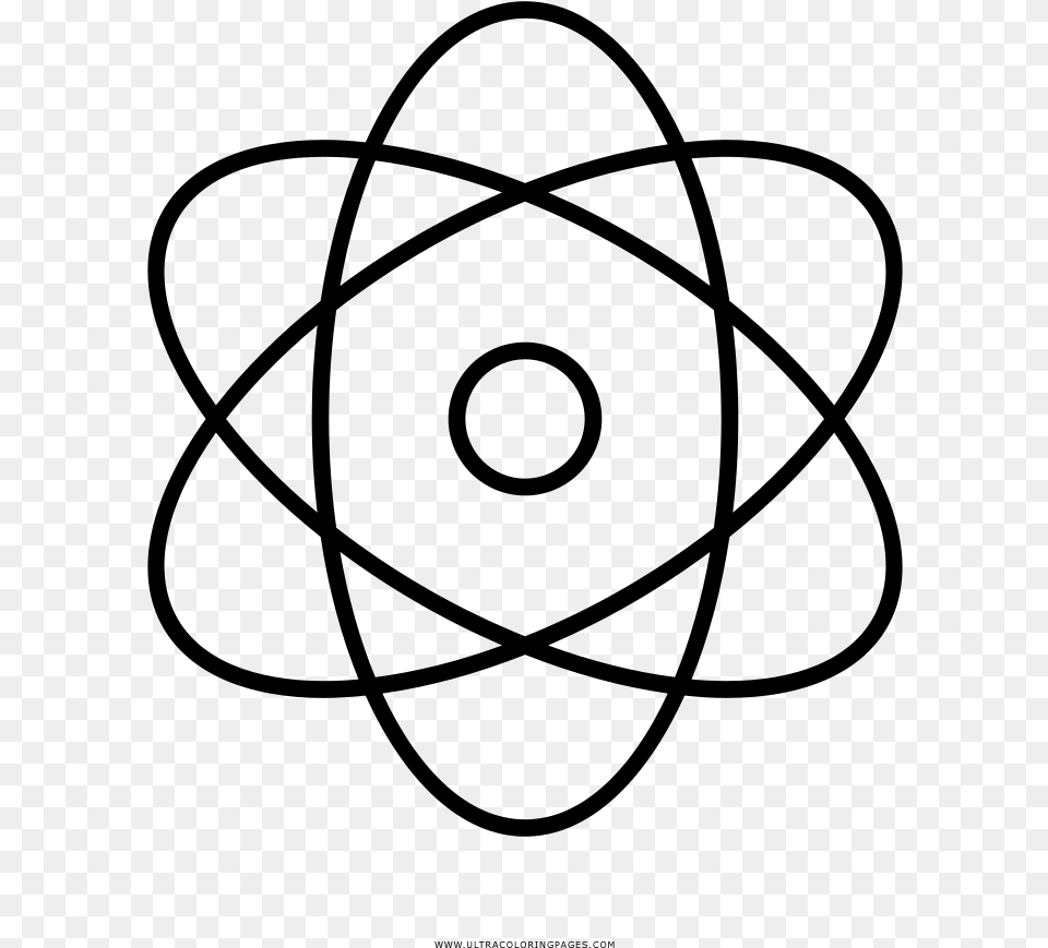 Transparent Atomo Data Science Icon, Gray Png Image
