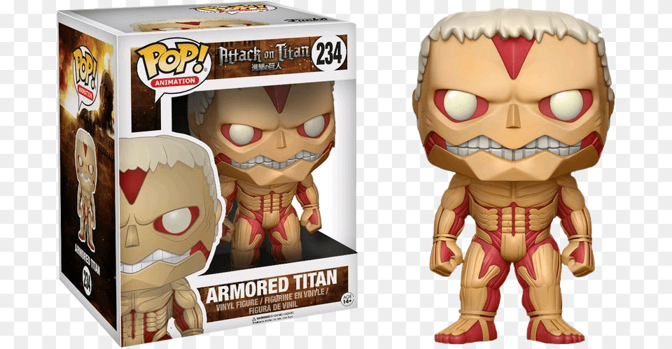 Transparent Attack On Titan Armored Titan Funko Pop, Baby, Person Png