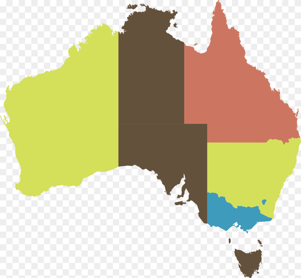 Transparent Australia Map Clipart Map Of Australia, Chart, Plot, Atlas, Diagram Png