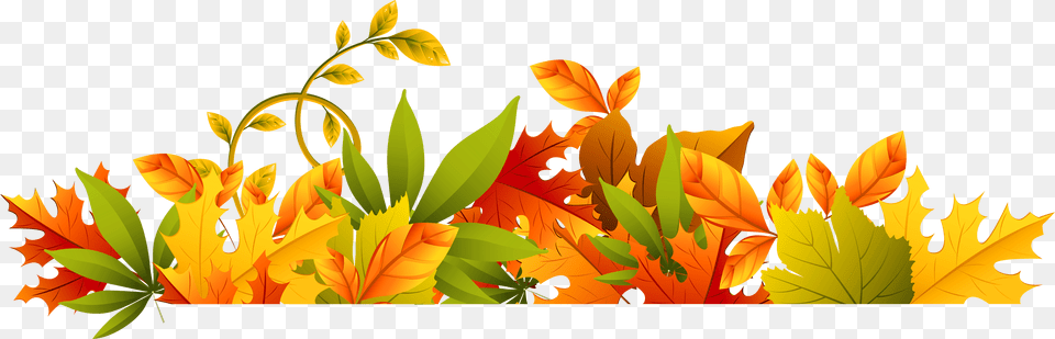 Transparent Autumn Border Clipartu200b Gallery Transparent Background Fall Leaves, Leaf, Plant, Art, Graphics Free Png Download