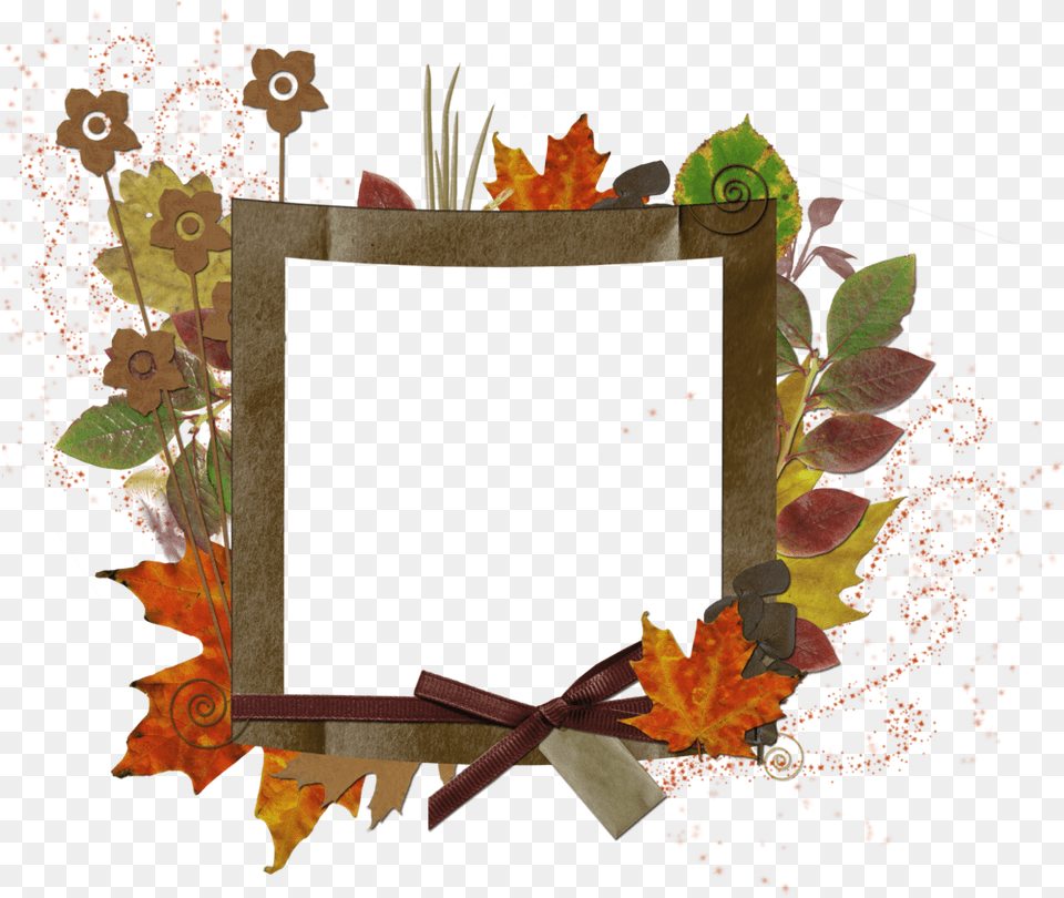Transparent Autumn Frame Halloween Frames Flower Transparent Fall Frame Clipart, Leaf, Plant, Art, Collage Free Png Download
