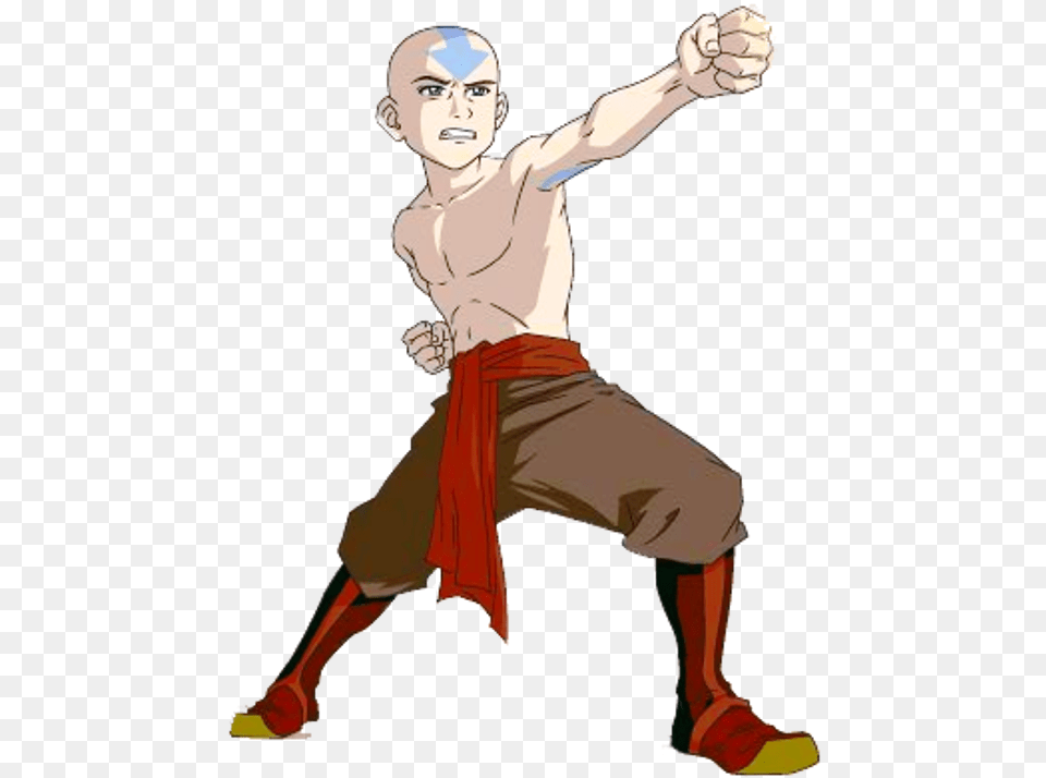 Transparent Avatar Aang Aang Avatar Last Airbender, People, Person, Body Part, Face Free Png
