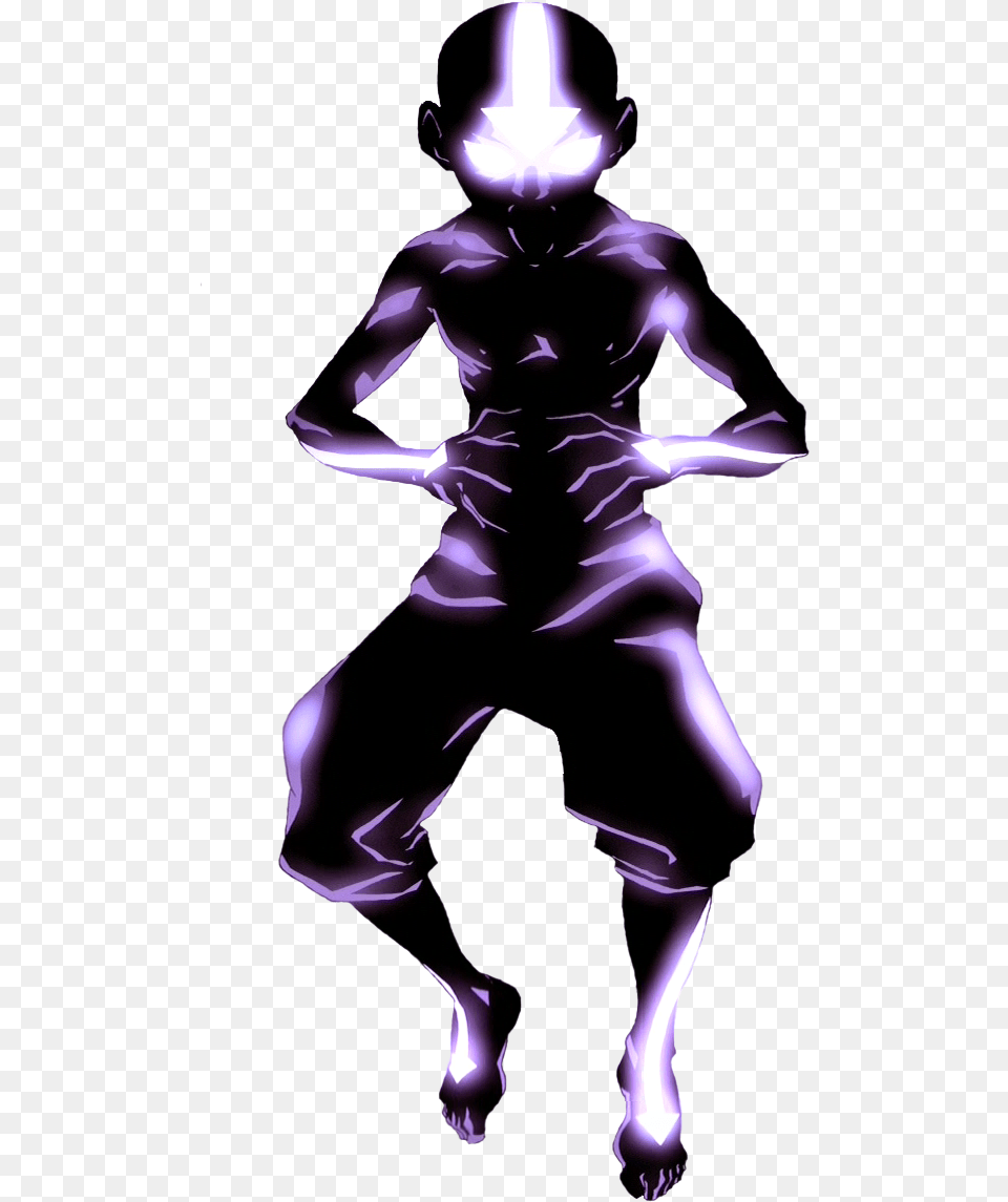 Transparent Avatar The Last Airbender Avatar The Last Airbender Aang Avatar State, Lighting, Purple, Adult, Female Png