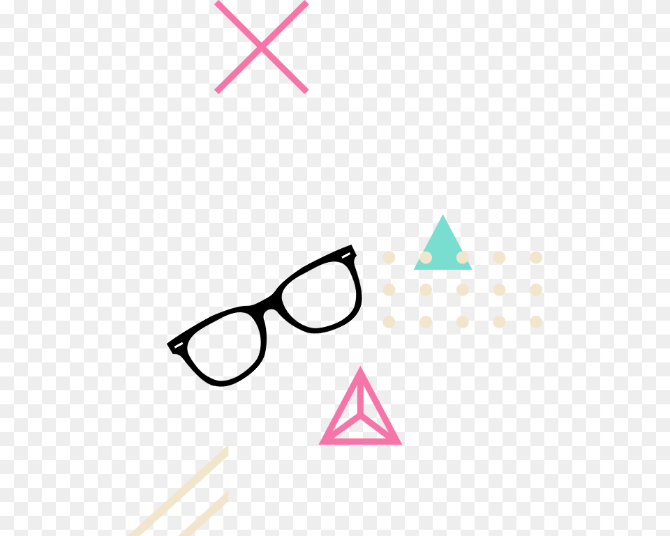 Transparent Aviator Sunglasses Clipart, Triangle Free Png