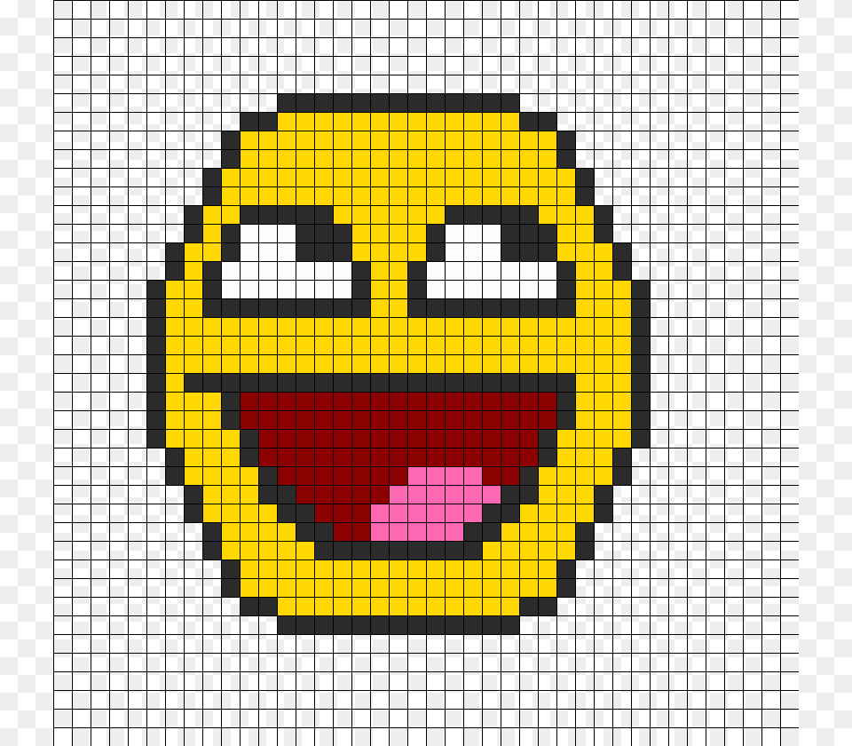 Transparent Awesome Face Perler Beads Cool Emoji, Dynamite, Weapon Png