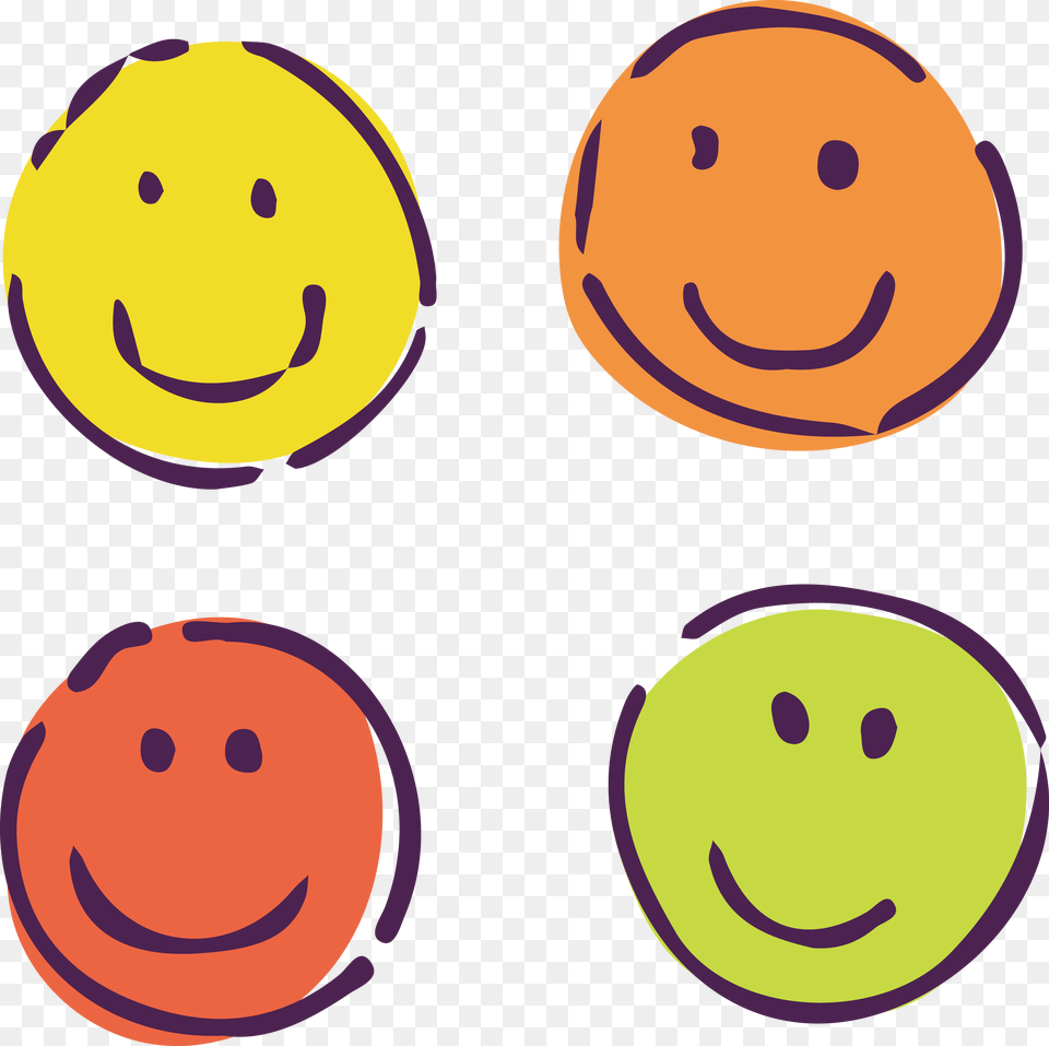 Awesome Smiley Face Cartoon, Sticker, Food, Sweets Free Transparent Png