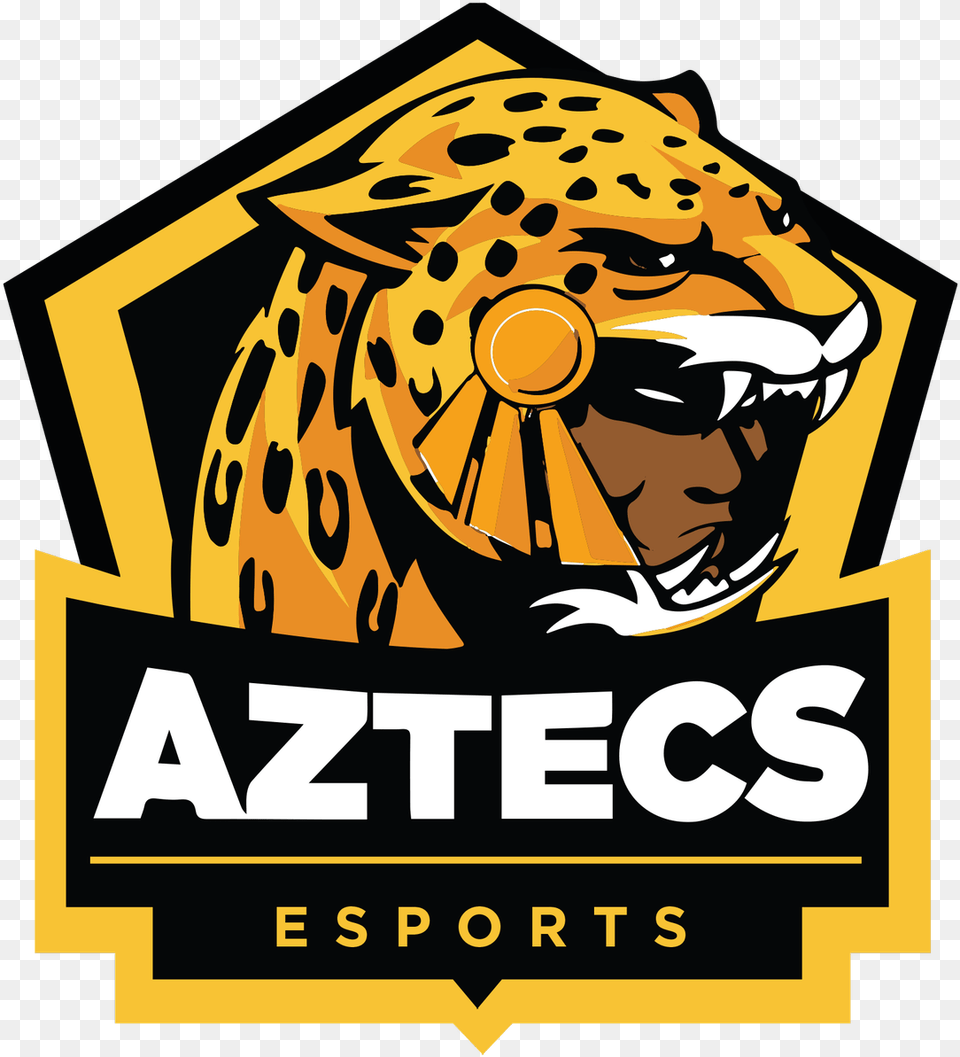 Transparent Aztec Warrior Aztecs Esports, Advertisement, Poster, Logo Free Png