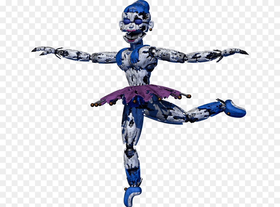 Transparent Baby Ballerina Fnaf Nightmare Ballora, Person, Face, Head Png Image