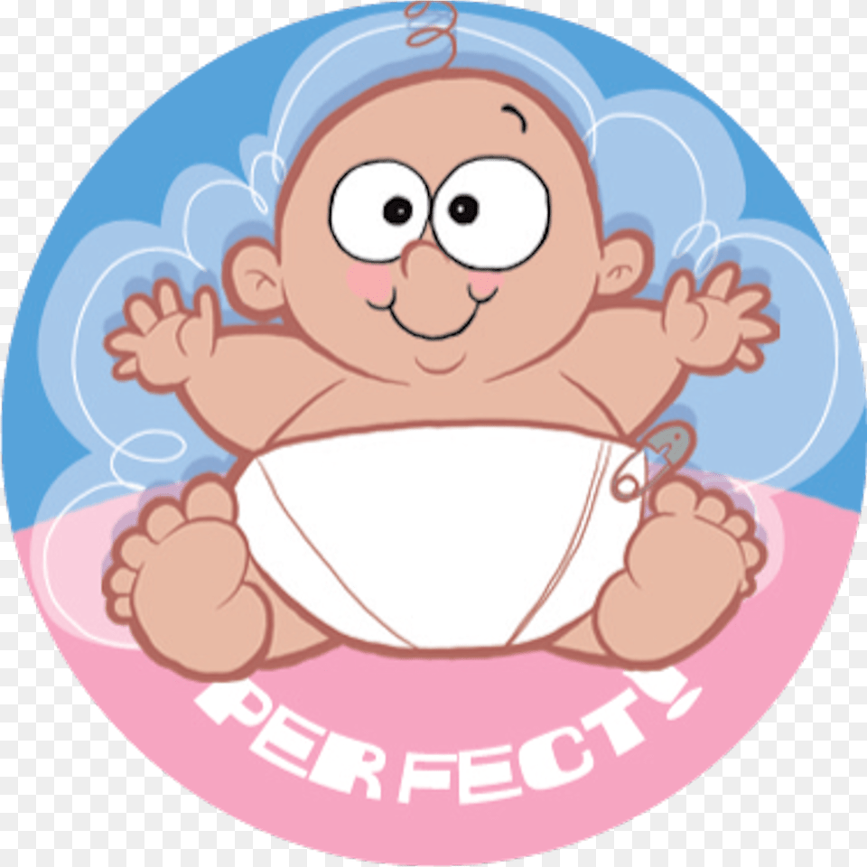 Baby Cartoon Baby Sticker, Face, Head, Person Free Transparent Png