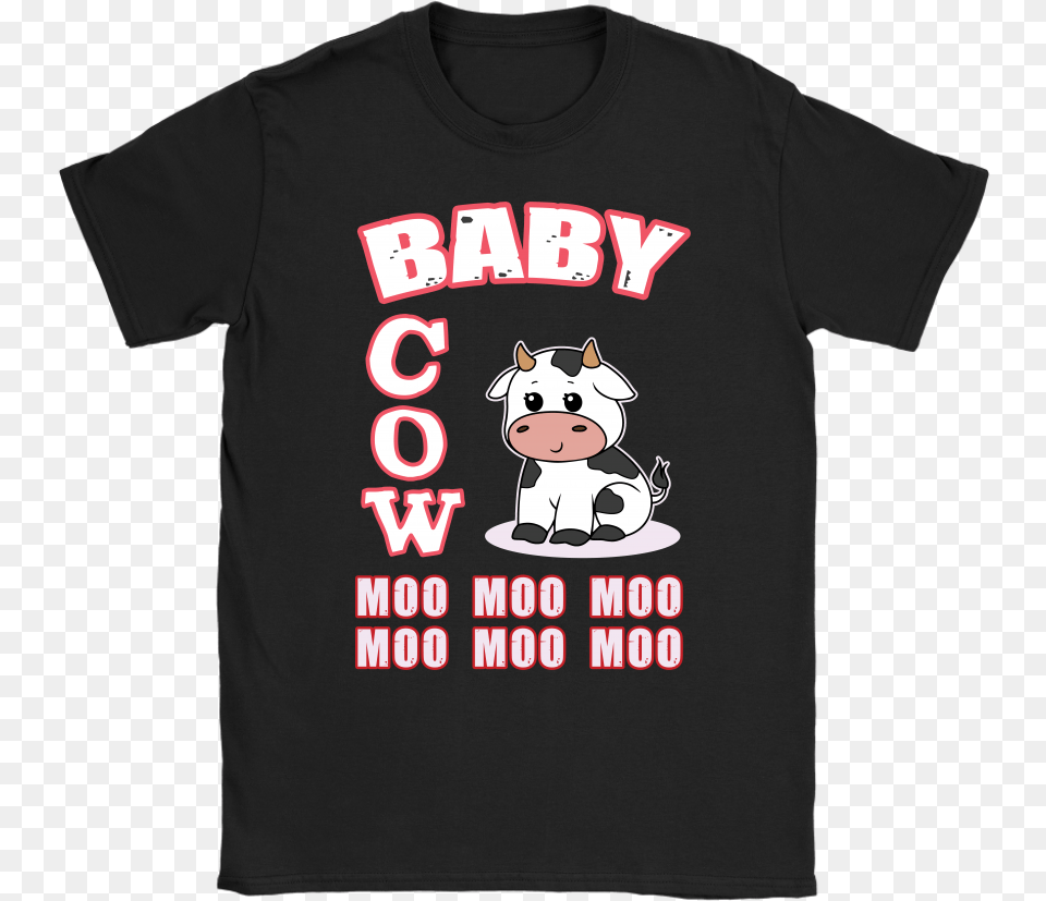 Transparent Baby Cow Little Bit Of The Bubbly, Clothing, T-shirt, Shirt, Animal Png Image