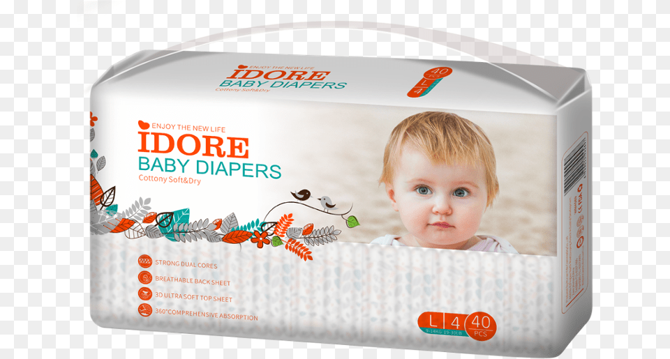 Transparent Baby Diaper Baby, Box, Person, Cardboard, Carton Free Png