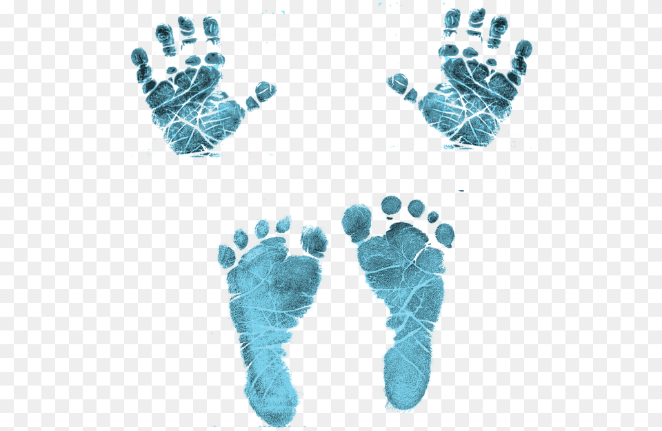 Transparent Baby Feet Clipart Baby Hand Prints Clipart, Footprint Png Image