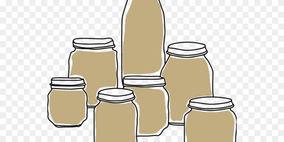 Transparent Baby Food, Jar, Pottery Png Image