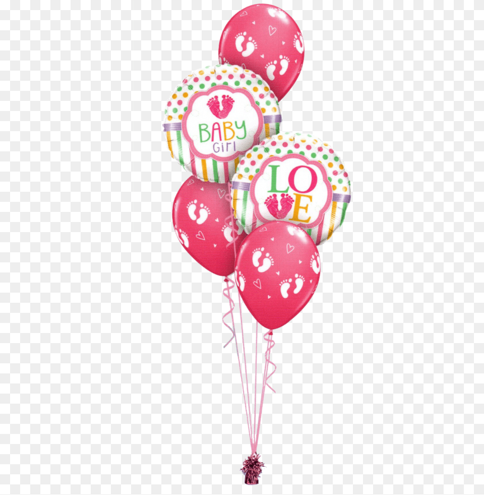 Transparent Baby Girl Footprint Clipart Infant, Balloon, Food, Sweets Free Png