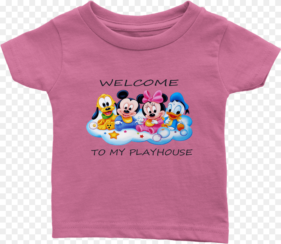 Baby Mickey Mouse Cartoon, Clothing, T-shirt, Shirt, Person Free Transparent Png