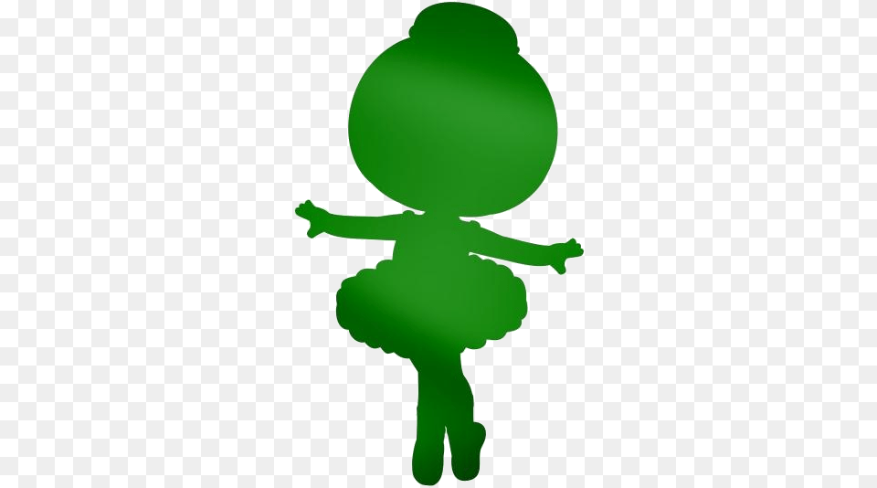 Baby Princess Ballerina Dance Pose Clipart Imagens Bailarina, Green, Silhouette, Alien Free Transparent Png