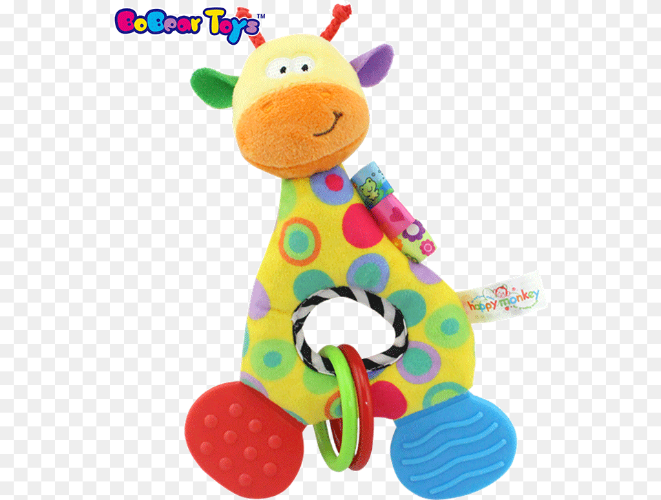 Baby Rattle Stuffed Toy, Plush Free Transparent Png