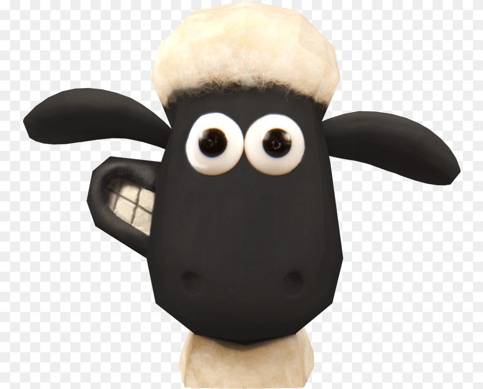 Transparent Baby Sheep Shaun The Sheep Head, Plush, Toy, Animal, Bull Free Png Download