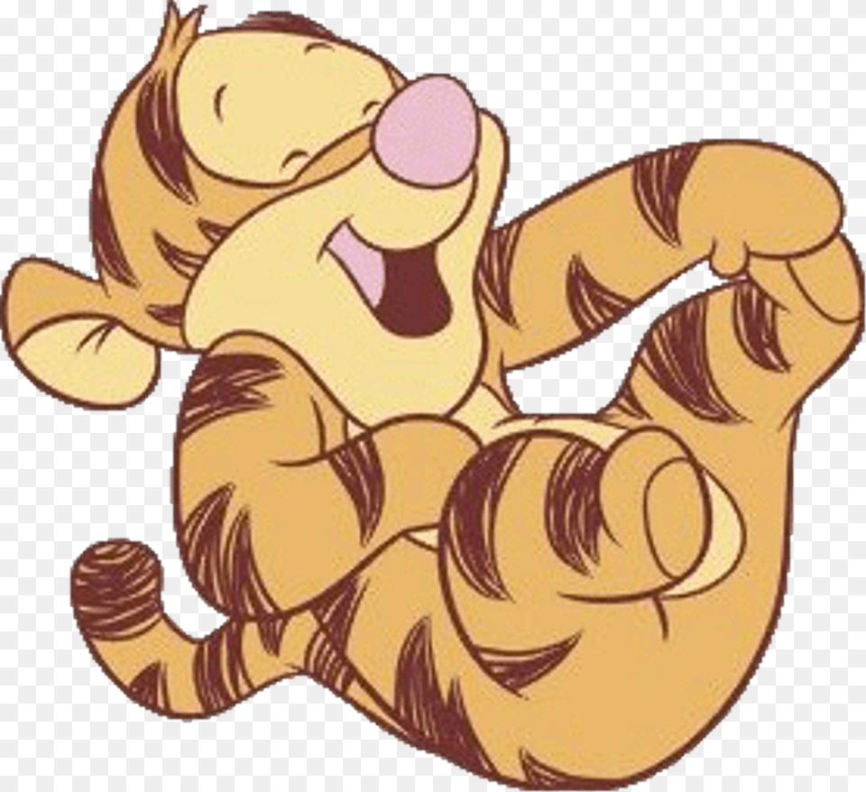 Transparent Baby Winnie The Pooh Cute Tigger Winnie The Pooh Drawings, Person, Face, Head, Animal Png Image