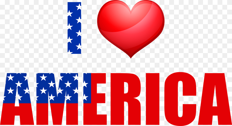 Transparent Background 4th Of July, Heart Png