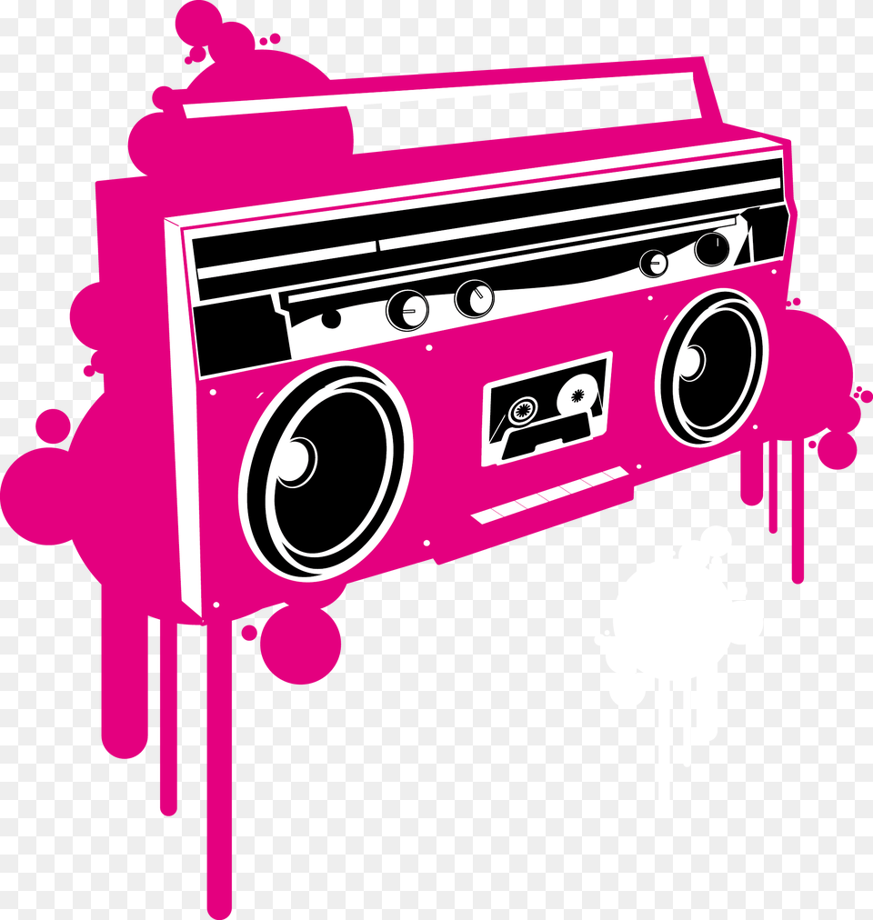 Transparent Background 8039s Boombox Clipart, Electronics, Stereo, Dynamite, Weapon Png Image