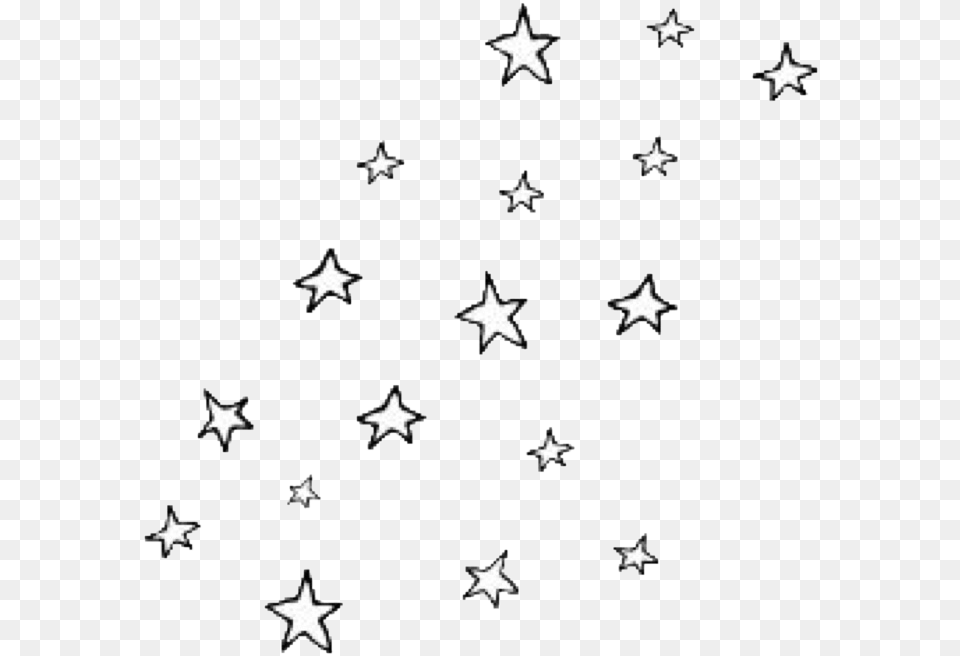 Transparent Background Aesthetic Stars, Star Symbol, Symbol, Blackboard Free Png