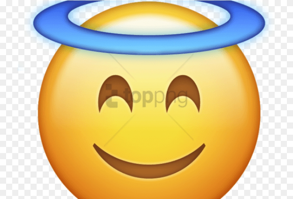 Transparent Background Angel Emoji, Outdoors, Sphere Free Png Download