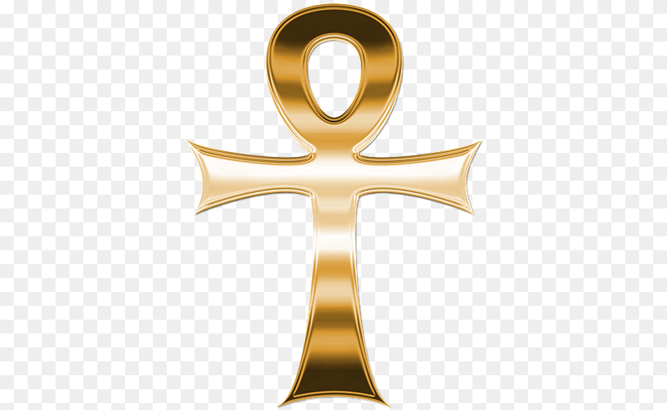 Transparent Background Ankh Symbol Transparent, Cross, Gold, Text Png