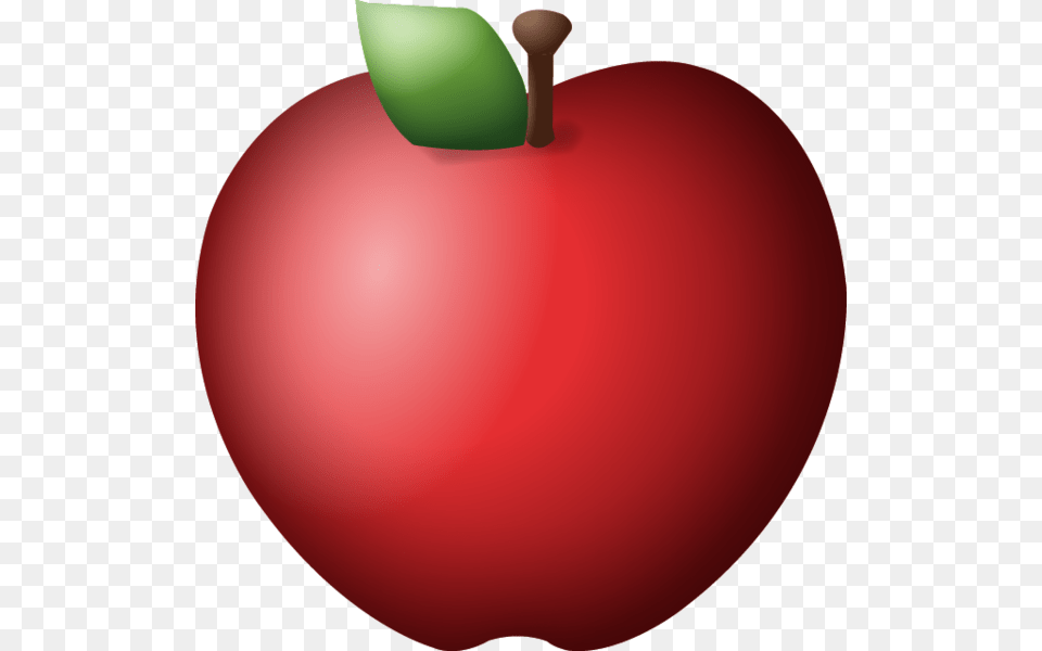Transparent Background Apple Emoji, Food, Fruit, Plant, Produce Free Png Download