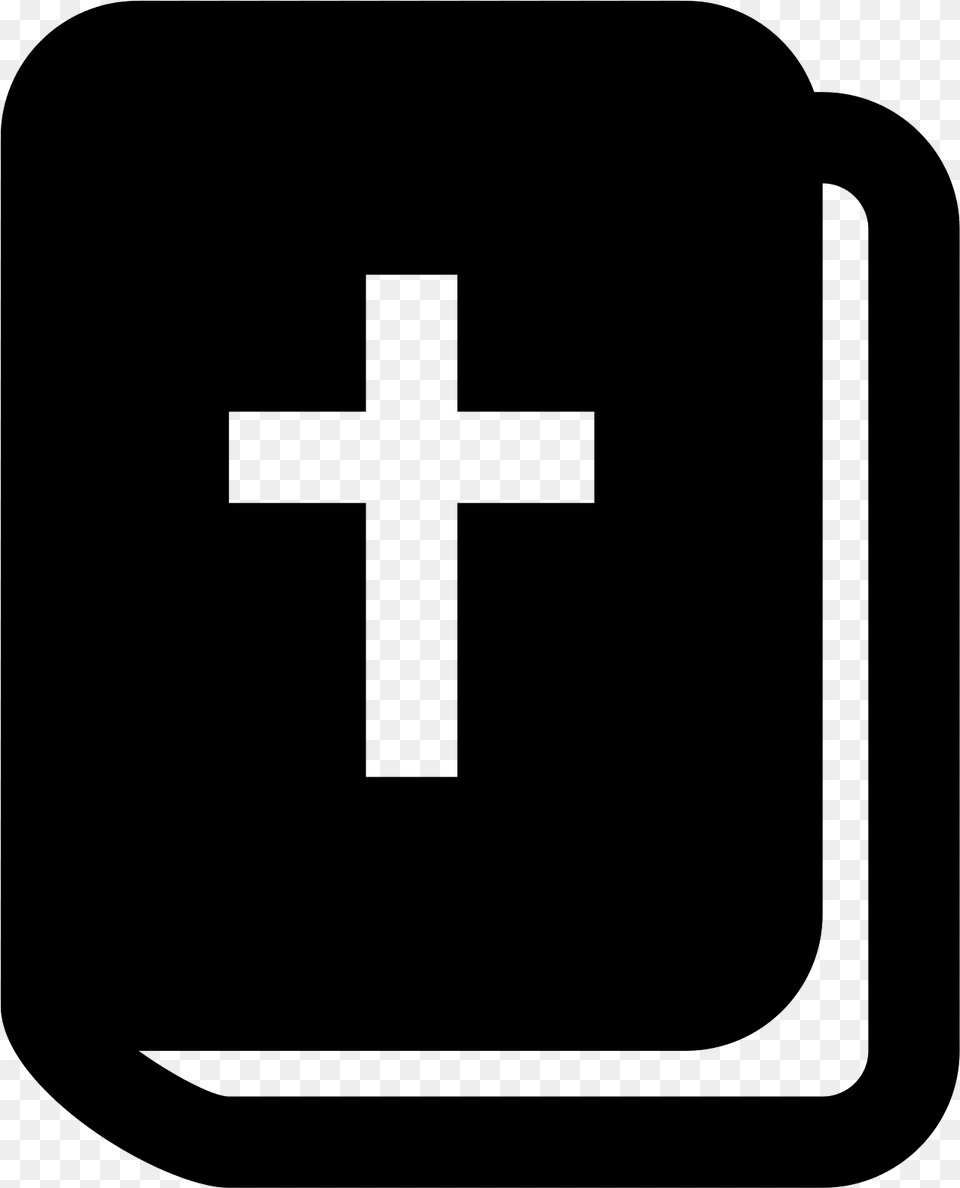 Transparent Background Bible Icon, Gray Png