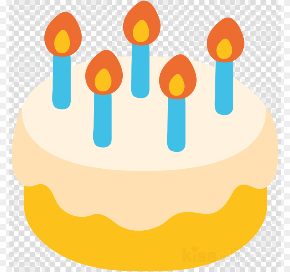 Background Birthday Cake Emoji, Birthday Cake, Cream, Dessert, Food Free Transparent Png