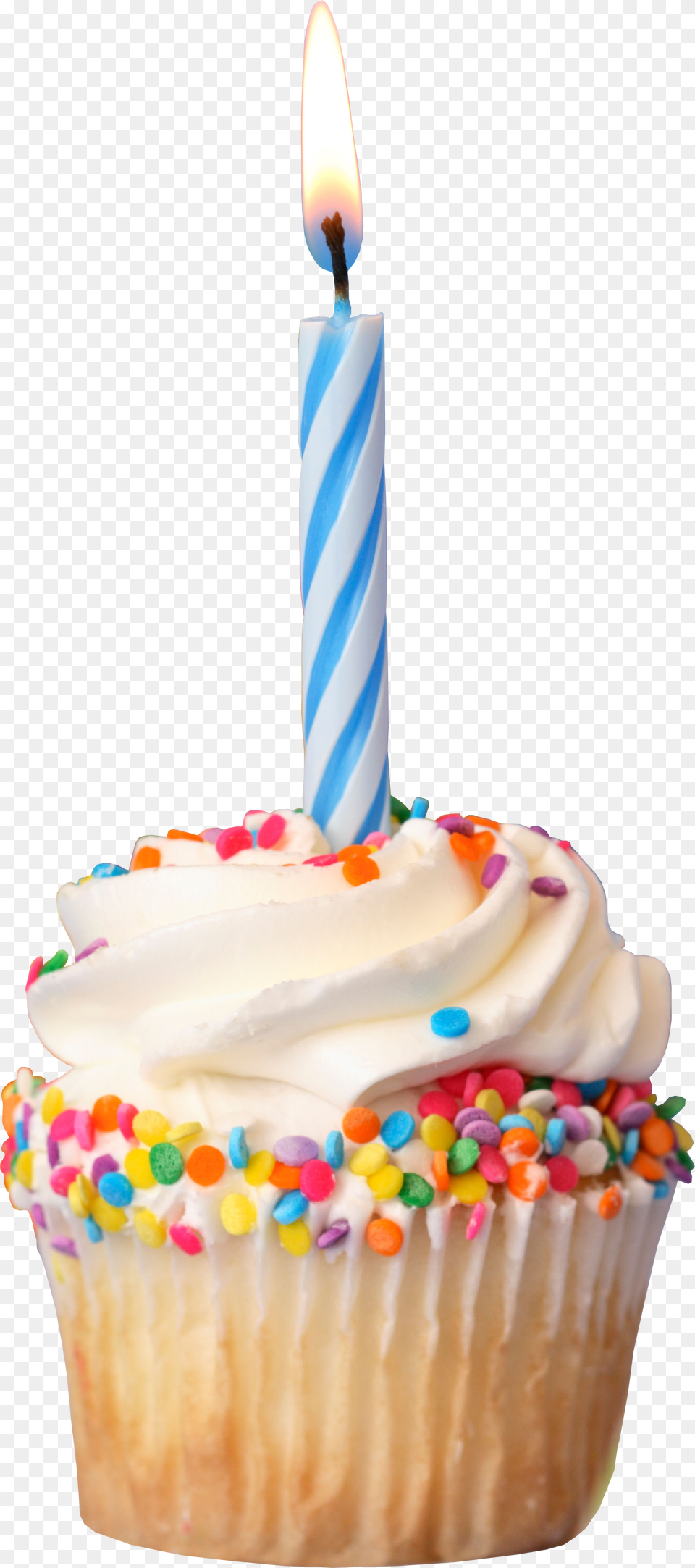Transparent Background Birthday Cupcake, Birthday Cake, Icing, Food, Dessert Free Png Download
