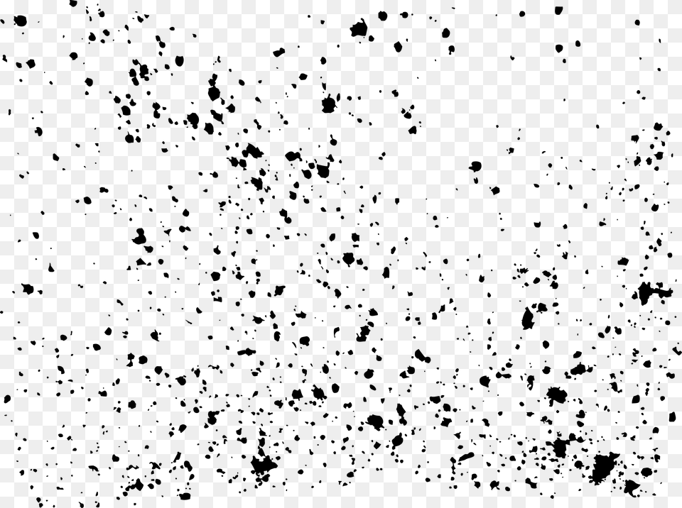 Transparent Background Black Paint Splatter, Gray Free Png